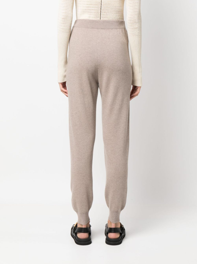 Fabiana Filippi Gestrickte High-waist-hose In Neutrals