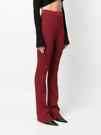 Patrizia Pepe Bootcut-hose In Red