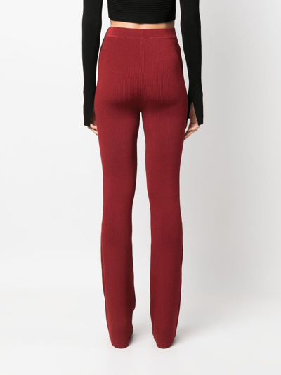 Patrizia Pepe Bootcut-hose In Red