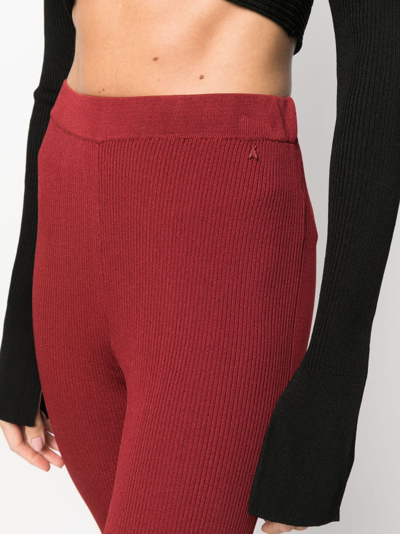Patrizia Pepe Bootcut-hose In Red