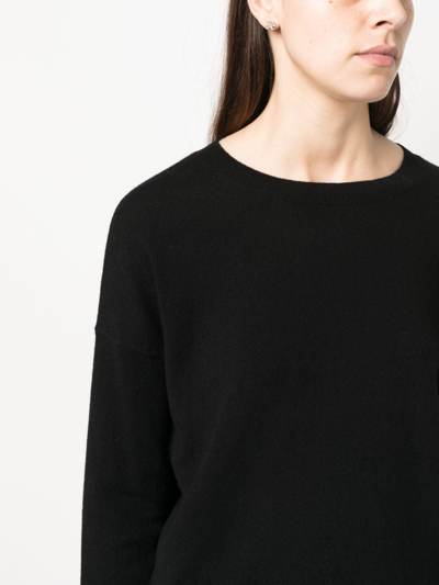 Lisa Yang 'dea Cashmere Crewneck Pul In Black
