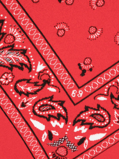 Shop Barrie Bandana-print Scarf In Red