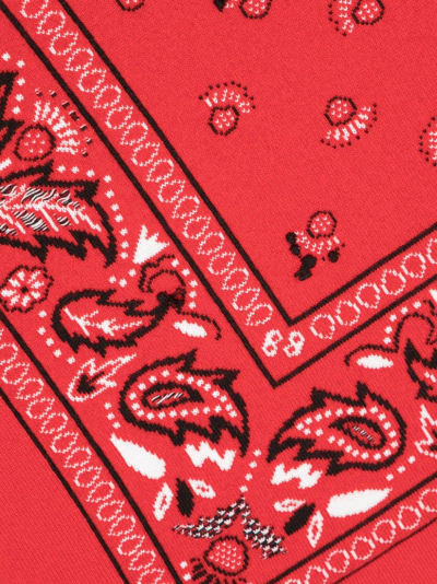 Barrie Bandana-print Scarf In Red