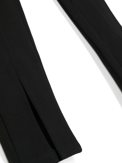 Barrow Smiley-face Elasticated-waistband Leggings In Black