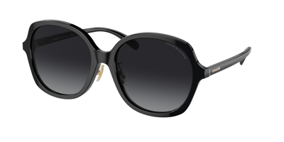 Shop Coach Eyeware & Frames & Optical & Sunglasses Hc8360f 5002t3 58 In Grey