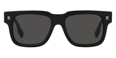 Shop Burberry Hayden Dark Gray Square Mens Sunglasses Be4394f 300187 54 In Dark / Gray