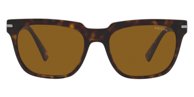Shop Prada Brown Square Mens Sunglasses Pr 04ys 2au0b0 56