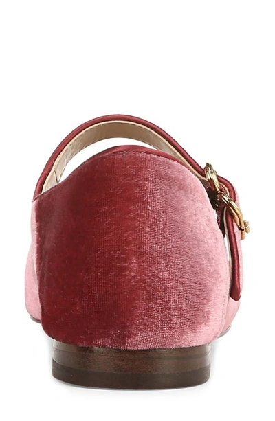 Sam Edelman Michaela Mary Jane Flat Raspberry In Raspberry Mauve