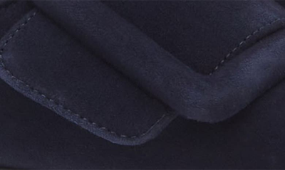 Manolo Blahnik 50mm Maysale Suede Pumps In Navy
