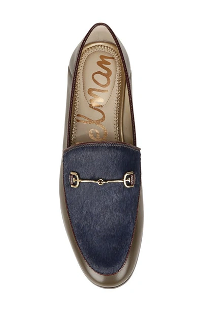 Shop Sam Edelman Loraine Bit Loafer In Hudson Navy/ Olive/ Burgundy