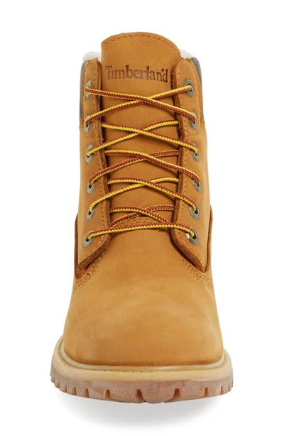 Shop Timberland 6 Inch Waterproof Boot In Wheat Leather