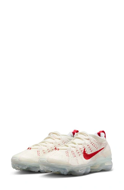 Nike Air Vapormax 2023 Fk Sneaker In Sail/track Red/phantom/metallic Silver  | ModeSens