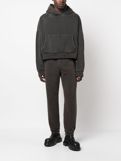 Entire Studios Organic Cotton Track Pants In Black