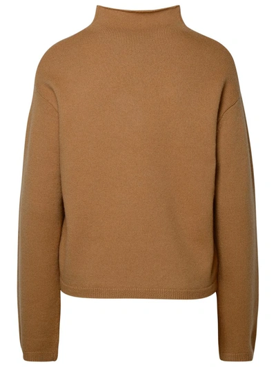 Shop Apc Beige Virgin Wool Sweater