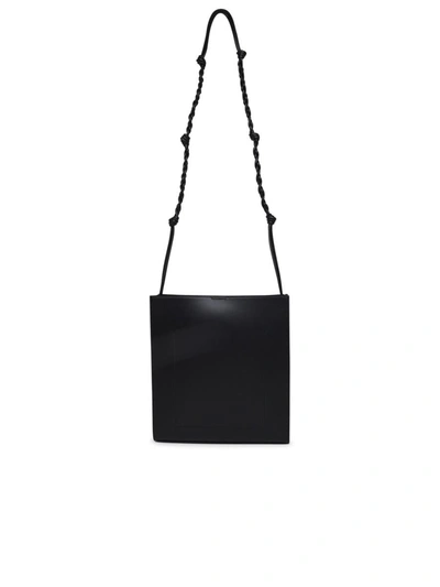 Shop Jil Sander Medium Tangle Bag In Black Leather