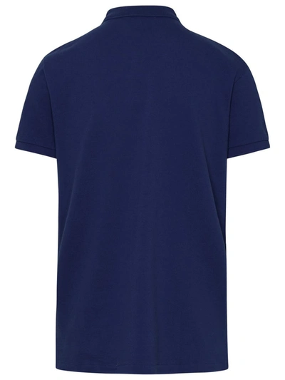 Shop Polo Ralph Lauren Royal Blue Cotton Polo Shirt