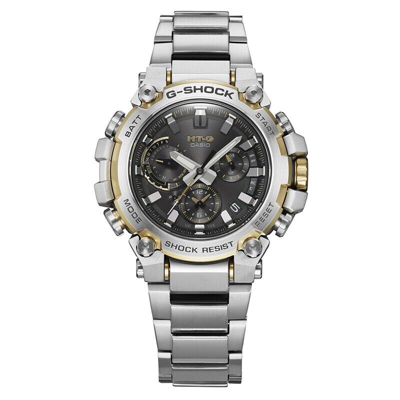 Pre-owned Casio G-shock Mt-g Mtg-b3000d-1a9jf Silver X Gold Limited Atomic Men Watch Japan