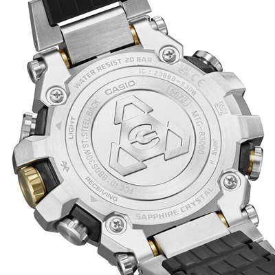 Pre-owned Casio G-shock Mt-g Mtg-b3000d-1a9jf Silver X Gold Limited Atomic Men Watch Japan