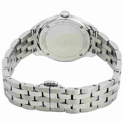 Pre-owned Baume & Mercier Baume And Mercier Clifton Silver Dial Ladies Watch 10175