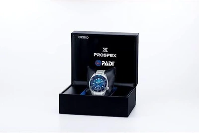 Pre-owned Seiko Prospex Sbdc189 Padi Special Edition Blue Diver Automatic Watch Men Japan