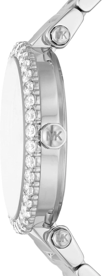 Pre-owned Michael Kors Parker Stainless Steel Watch With Glitz Accents I With Tag