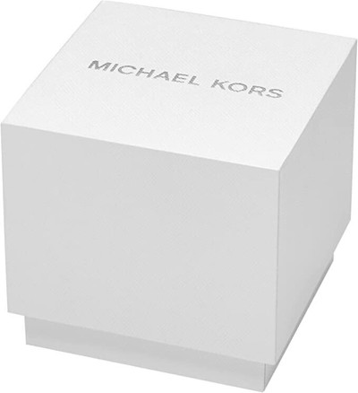 Pre-owned Michael Kors Parker Stainless Steel Watch With Glitz Accents I With Tag