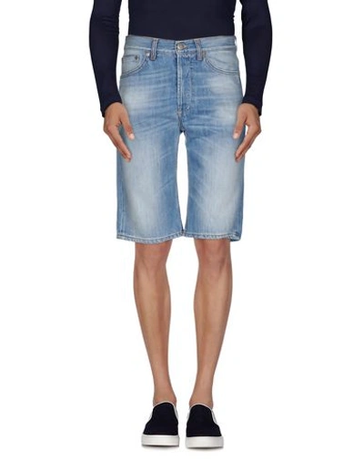 Shop Dondup Denim Bermudas In Blue