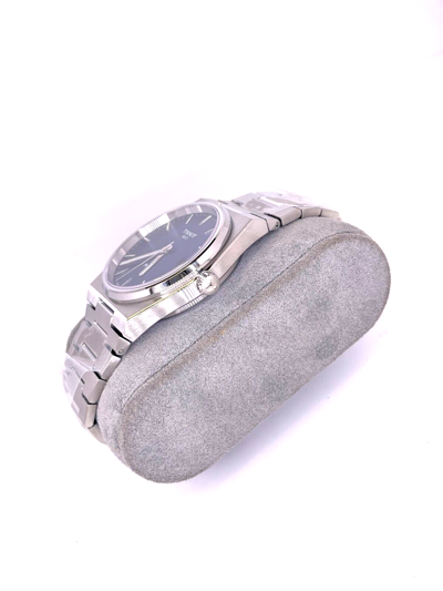 Pre-owned Tissot Prx Blue Dial T137.410.11.041.00 Stainless Watch In Box With Tags