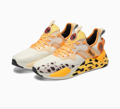 Pre-owned Puma X Thundercats Rs-x T3ch Cheetara Ii 2 Womens White Orange Yellow Rsx Tech