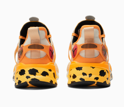 Pre-owned Puma X Thundercats Rs-x T3ch Cheetara Ii 2 Womens White Orange Yellow Rsx Tech