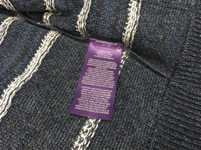 Pre-owned Ralph Lauren Purple Label Purple Label Ralph Lauren Linen Patchwork Belt Knit Sweater Cardigan Ranch Barn In Blue