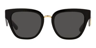 Pre-owned Dolce & Gabbana Dg 4437 Black/grey 51/20/145 Women Sunglasses In Gray