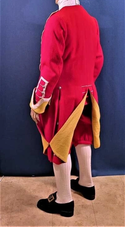 Pre-owned 100% 6th Regt Foot Grenadier Sergeant French Indian War Red Military Coat