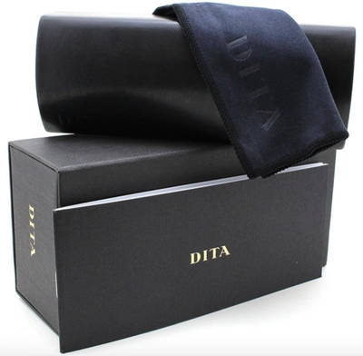 Pre-owned Dita Authentic  Sunglasses Dts 503-01 Black Yellow Gold W/ Grey Shaded "new"58mm In Gray