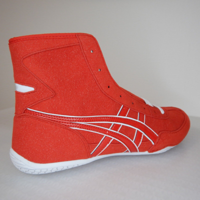 Pre-owned Asics Wrestling Shoes 1083a001 Red Edge White Ex Eo Model Weekday  Shipping | ModeSens