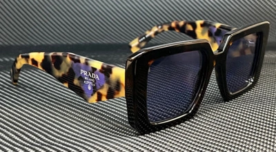Pre-owned Prada Pr 23ysf 2au05q Brown Havana Violet Women's 52 Mm Sunglasses In Purple