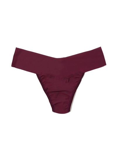 Shop Hanky Panky Breathesoft™ Natural Rise Thong In Red