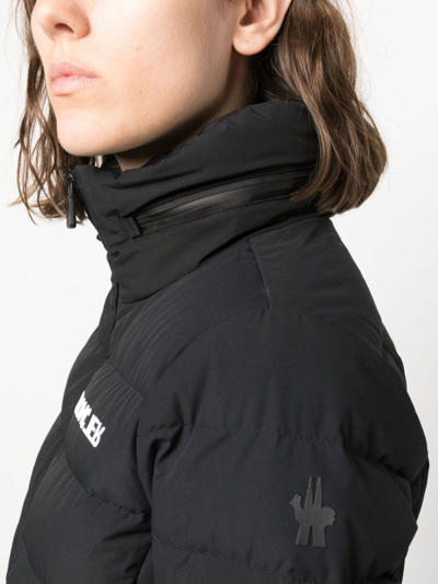 Moncler Bettex Hooded Belted Quilted Shell Down Jacket In Schwarz