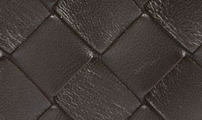 Shop Bottega Veneta Andiamo Intrecciato Leather Envelope Card Case In 2190 Fondant-m Brass