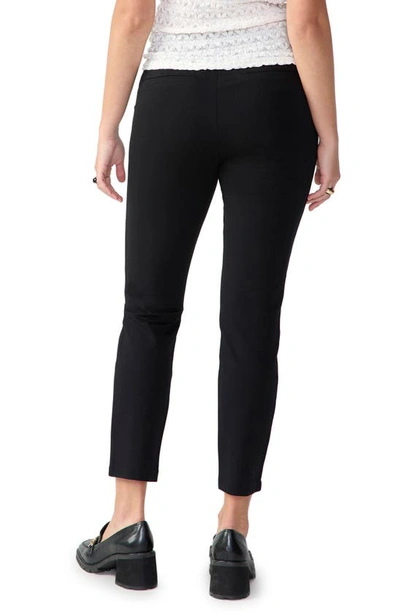 Sanctuary Starlight Ankle Zip Stretch Pants In Black