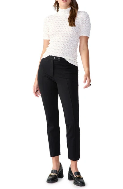 Sanctuary Starlight Ankle Zip Stretch Pants In Black