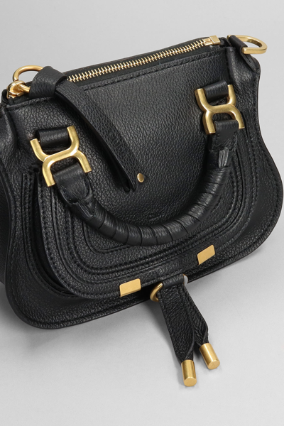 Shop Chloé Mini Crossbody Shoulder Bag In Black Leather