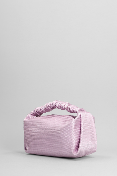 Shop Alexander Wang Scrunchie Mini Hand Bag In Rose-pink Satin