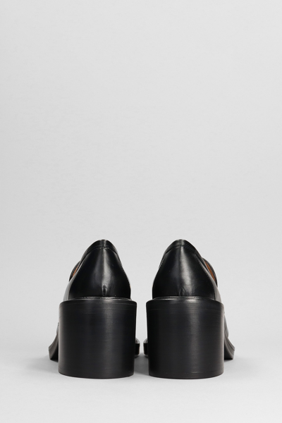 Shop Roberto Festa Cuir Pumps In Black Leather