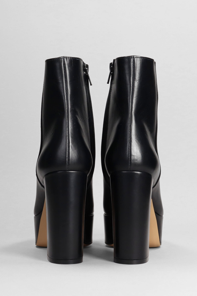 Shop Roberto Festa Sindra High Heels Ankle Boots In Black Leather