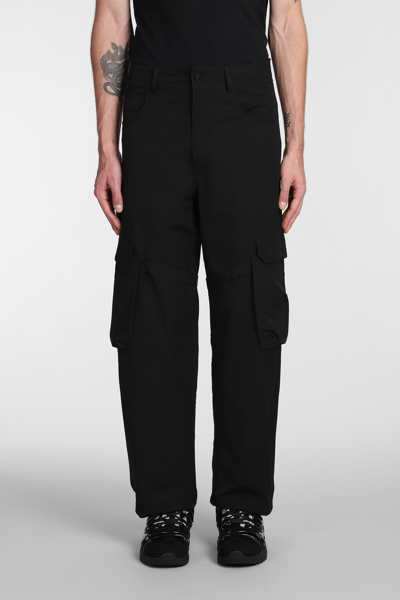 Shop 44 Label Group Pants In Black Cotton
