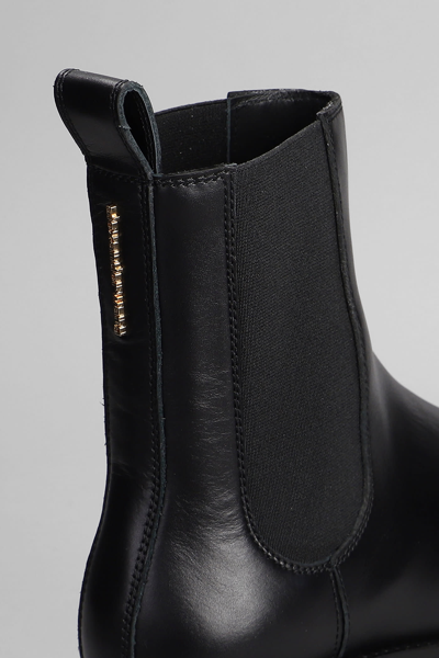Shop Alexander Wang Chelsea Carter Combat Boots In Black Leather