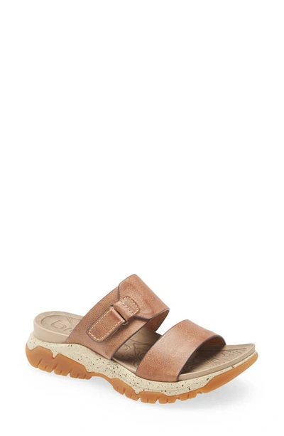 Shop Bionica Nisha Slide Sandal In Desert Leather