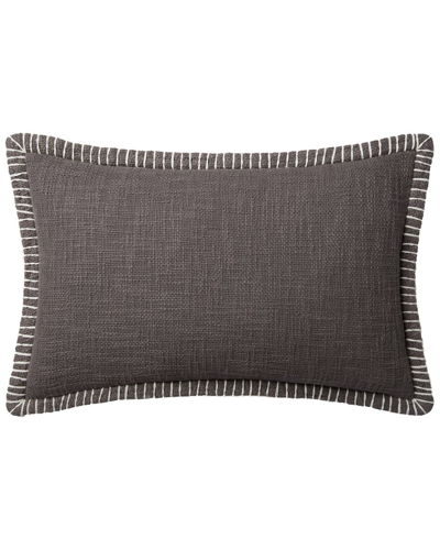 Shop Loloi 13in X 21in Decorative Pillow In Grey