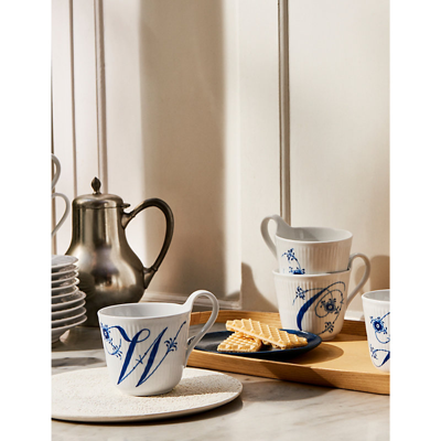 Royal Copenhagen Alphabet W Porcelain Mug 10cm